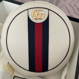 Gucci Ophidia Round Backpack Leather Mini